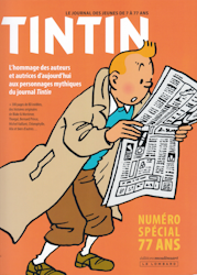 Journal Tintin. Numéro spécial 77 ans - L'hommage des auteurs et autrices d'aujourd'hui aux personnages mythiques du journal Tintin (2023)